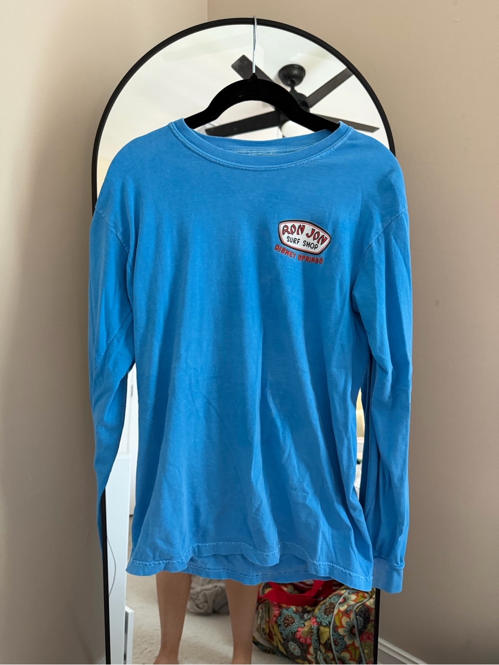 Ron Jon Surf Shop Bright Blue Long Sleeve Tee Disney Springs